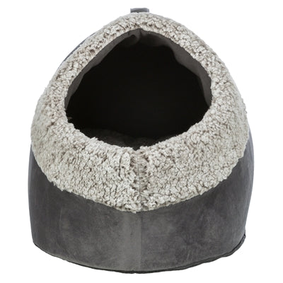 Trixie Igloo Calida Cat Bed, Heat-Reflective, Grey-White / Black - Image 2