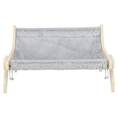Trixie Wooden Hanging Hammock, Untreated, Grey - Image 2