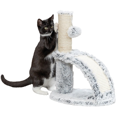 Trixie Junior Harvey Cat Tree with Brush, White/Black - Image 3