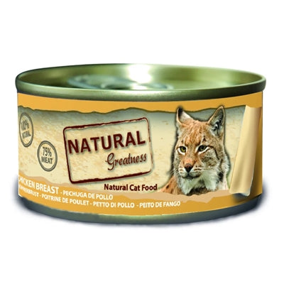 Natural Greatness Chicken Breast – 100% Natural & Hypoallergenic Cat Food (70g) - Image 1