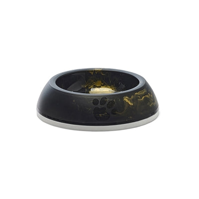 Savic Cat Delice Marble Food Bowl Black / Gold