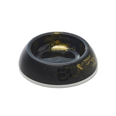 Savic Cat Delice Marble Food Bowl Black / Gold - Image 2