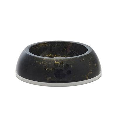 Savic Delice 2 Marble Food Bowl, Black/Gold
