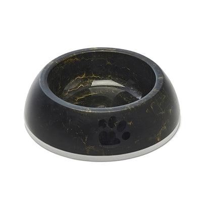 Savic Delice 2 Marble Food Bowl, Black/Gold - Image 2