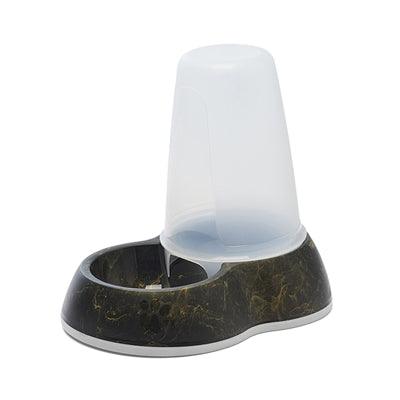 Savic Loop Marble Food Dispenser, Black/Gold