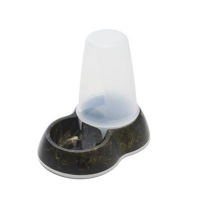 Savic Loop Marble Food Dispenser, Black/Gold - Image 3