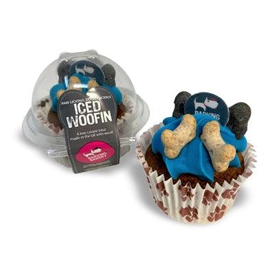 The Barking Bakery Carob Woofin with Blue Glaze