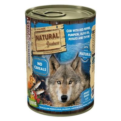 Natural Greatness Cod Red Pepper and Pumpkin - Complete wet food for dogs - 390 grams - Image 1