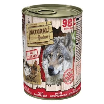 Natural Greatness Monoprotein Chicken - Hypoallergenic wet food for dogs - 170 or 400 grams - Image 2