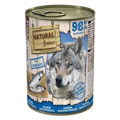 Natural Greatness Monoprotein Salmon - Hypoallergenic wet food for dogs - 170 or 400 grams - Image 2