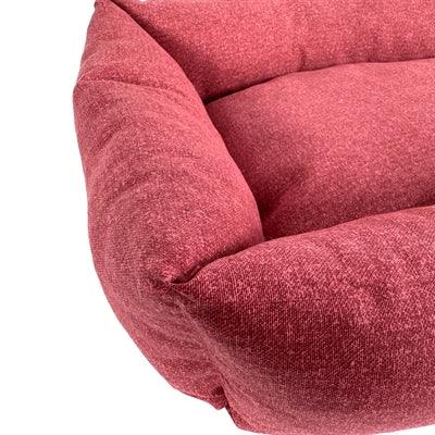 Baazis red dog bed – cozy sleeping place – for small dogs - Image 2