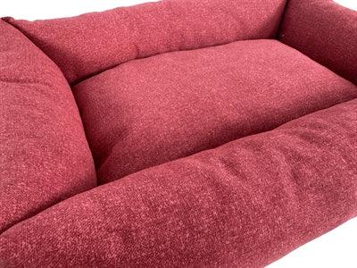 Baazis red dog bed – cozy sleeping place – for small dogs - Image 3