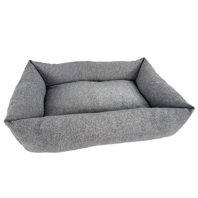 Baazis dog bed light gray – cozy sleeping place – for small dogs