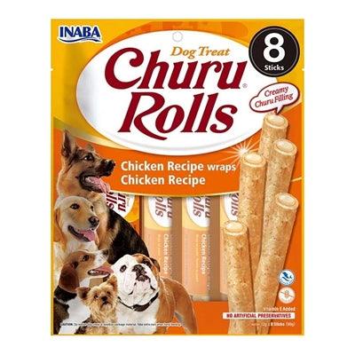 Inaba Dog Churu Rolls Chicken Recipe Wraps - Image 2