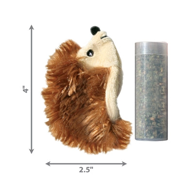 Kong hedgehog with catnip - refillable play buddy - 10 cm - Image 2