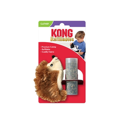 Kong hedgehog with catnip - refillable play buddy - 10 cm - Image 3