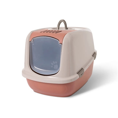 Savic Litter Box Nestor Jumbo Champagne Pink / Terracotta