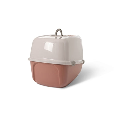 Savic Litter Box Nestor Jumbo Champagne Pink / Terracotta - Image 3