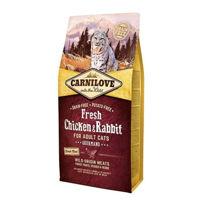 Carnilove Cat Fresh Chicken / Rabbit – Grain-free cat food with chicken & rabbit – 6 kg