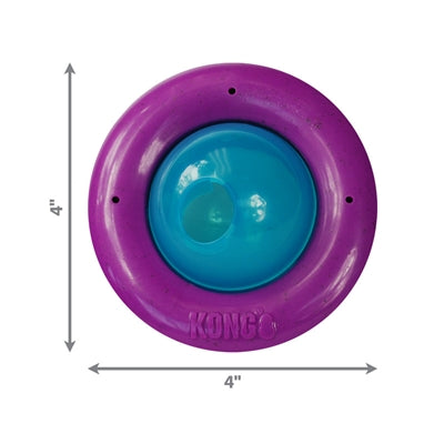 Kong cat infused gyro - treat-dispensing spinner toy - 10x10x6.5 cm - Image 2