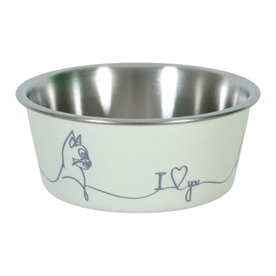 Zolux Love Cat Food Bowl Beige