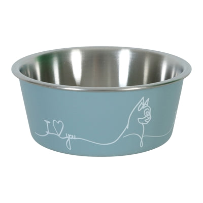 Zolux Love Cat Food Bowl Blue - Image 1
