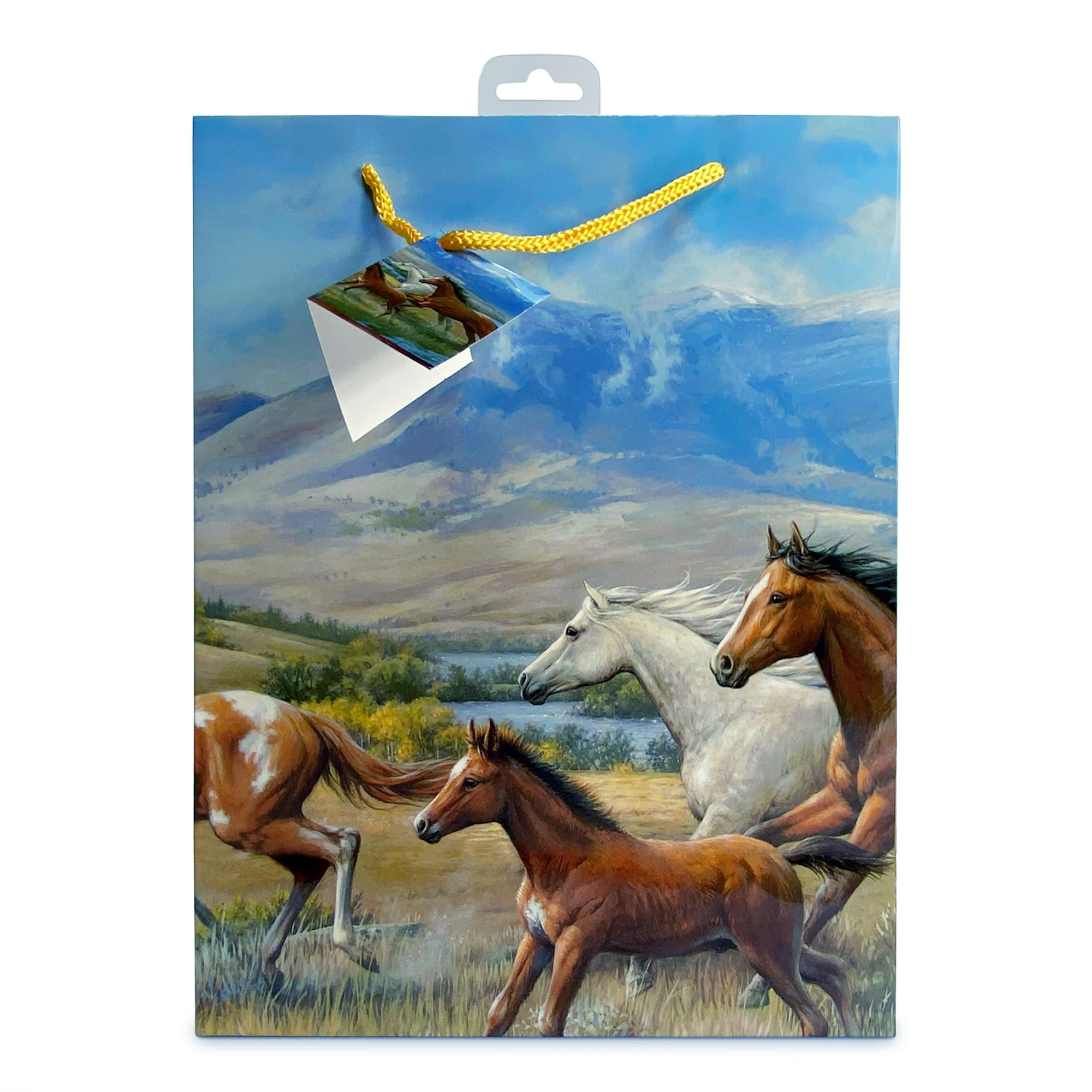 Gift Bag Medium-Horses Running Free - Image 2