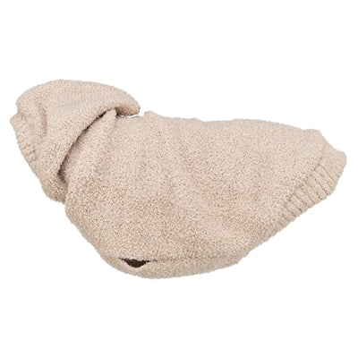 Trixie Carson Hoodie Dog Sweater with Hood, Sand - Image 1