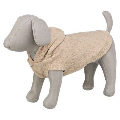 Trixie Carson Hoodie Dog Sweater with Hood, Sand - Image 2