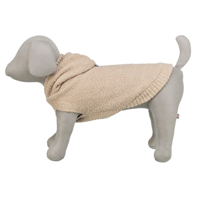Trixie Carson Hoodie Dog Sweater with Hood, Sand - Image 3