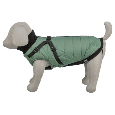 Trixie Pontis Dog Jacket with Harness, Sage Green - Image 2
