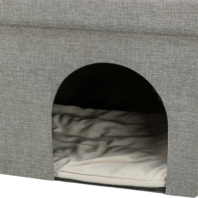 Trixie Kattenmand / Kattenhuis Kimy Soft 2 Verdiepingen Lichtgrijs - Image 2