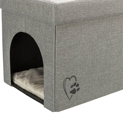Trixie Kattenmand / Kattenhuis Kimy Soft 2 Verdiepingen Lichtgrijs - Image 3