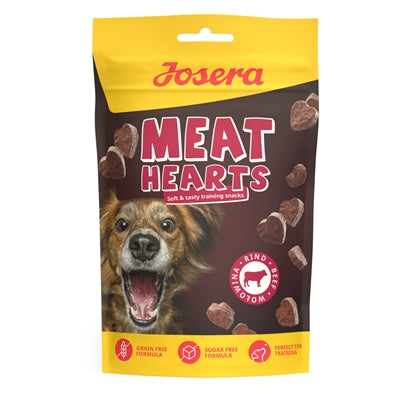 Josera Hond Meat Hearts Rund – Zachte Trainingssnack 70 gr