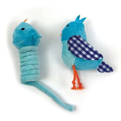 Happy Pet Tabby Patch Vogel Blauw - Image 2