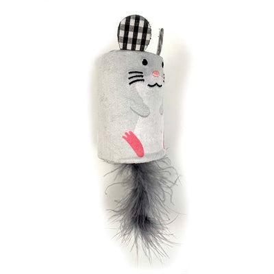Happy Pet Tabby Patch Muis Ratel En Roller Grijs - Image 2