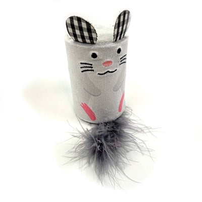 Happy Pet Tabby Patch Muis Ratel En Roller Grijs - Image 3