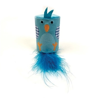Happy Pet Tabby Patch Vogel Ratel En Roller Blauw - Image 1