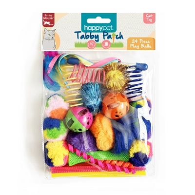 Happy Pet Tabby Patch Ballen Multipack - Image 1