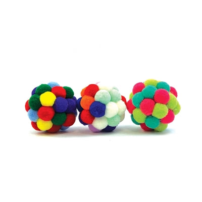 Happy Pet Tabby Patch Pom Pom Bal Assorti - Image 2