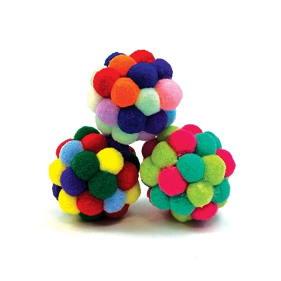Happy Pet Tabby Patch Pom Pom Bal Assorti - Image 3