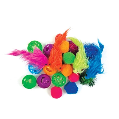 Happy Pet Tabby Patch Variatie Pack Speeltjes - Image 1
