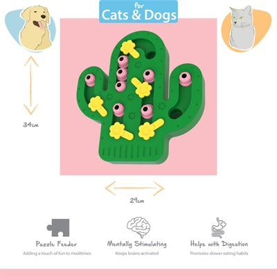 Happy Pet Tabby Patch Cactus Puzzel Intelligentie Speelgoed - Image 3