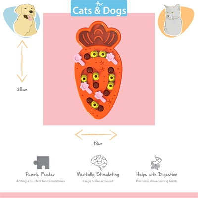 Happy Pet Tabby Patch Wortel Puzzel Intelligentie Speelgoed - Image 3