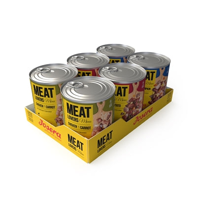 Josera Hond Meat Lovers Menu Multipack – 6 x 800 gr Hondennatvoer met Vleesmix