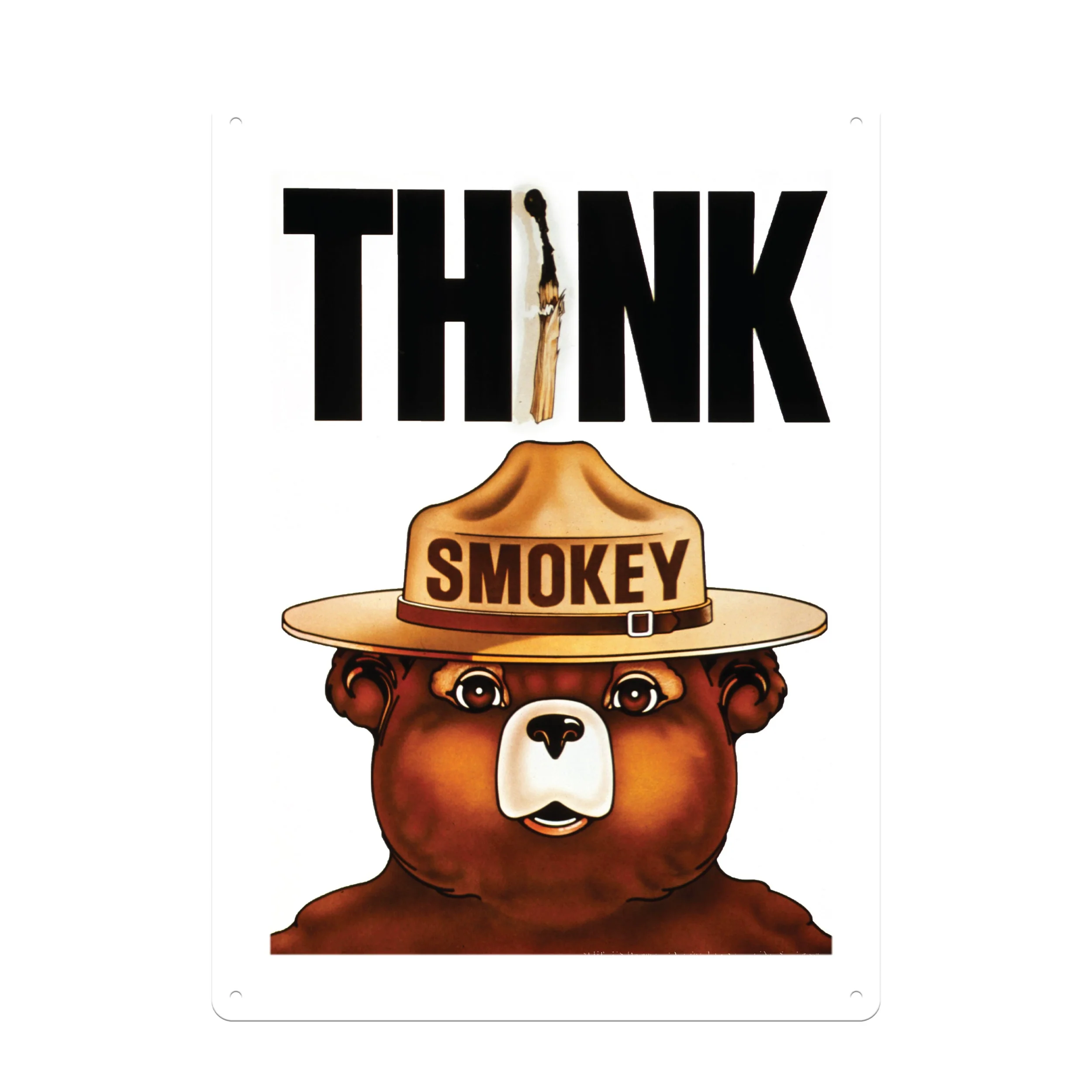 Tin Sign 12in x 17in-Smokey