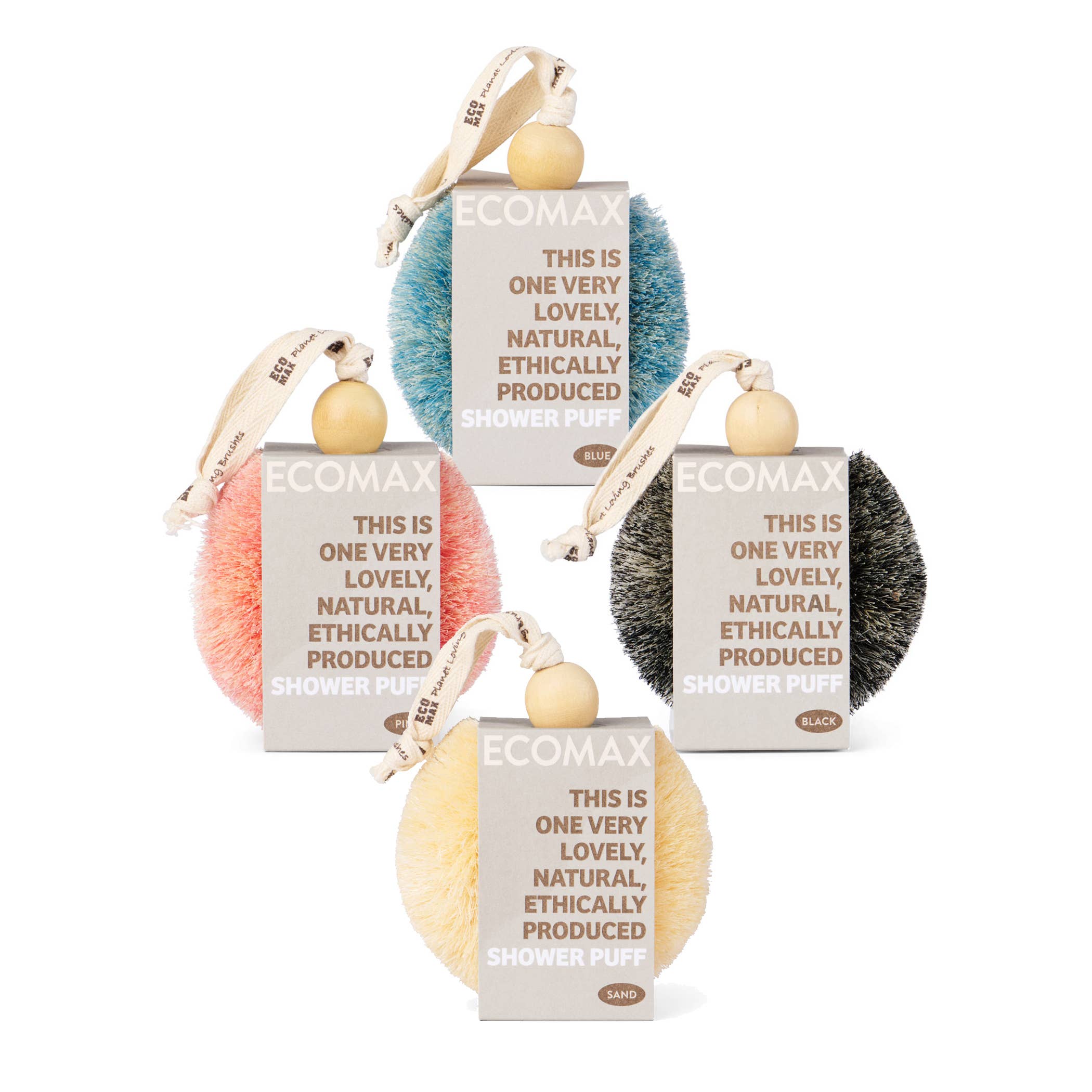 NEW! Spa Shower Puff Body Brushes - Handmade - All Natural - Image 1