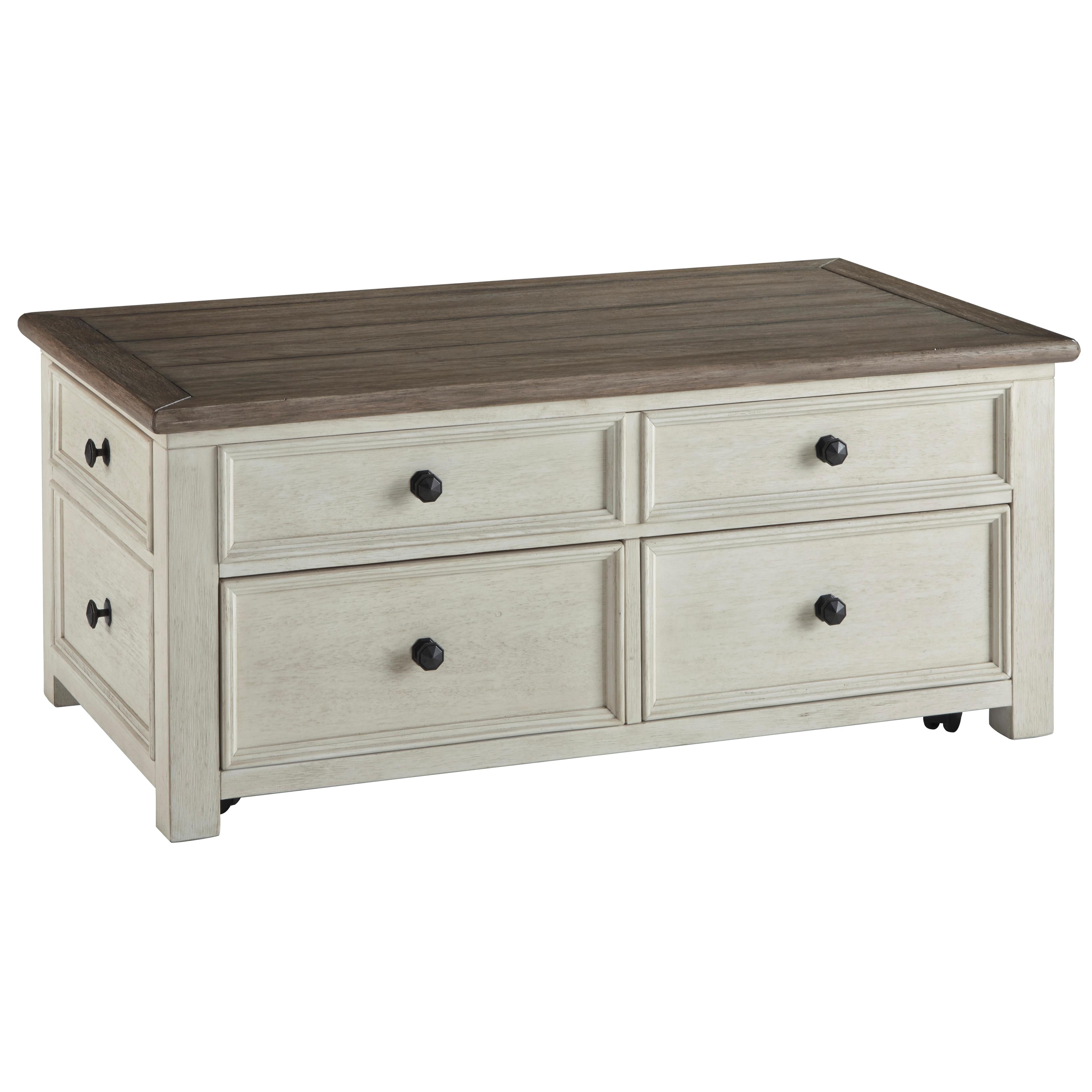 Signature Design by Ashley Bolanburg Lift Top Cocktail Table T637-20 - Image 1