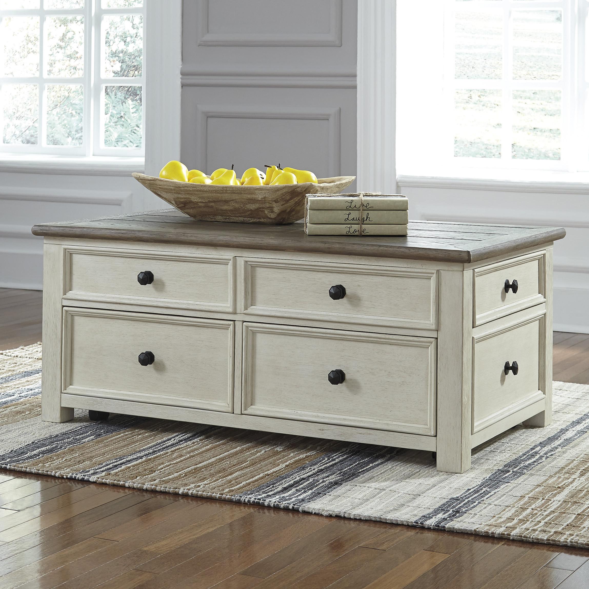 Signature Design by Ashley Bolanburg Lift Top Cocktail Table T637-20 - Image 3