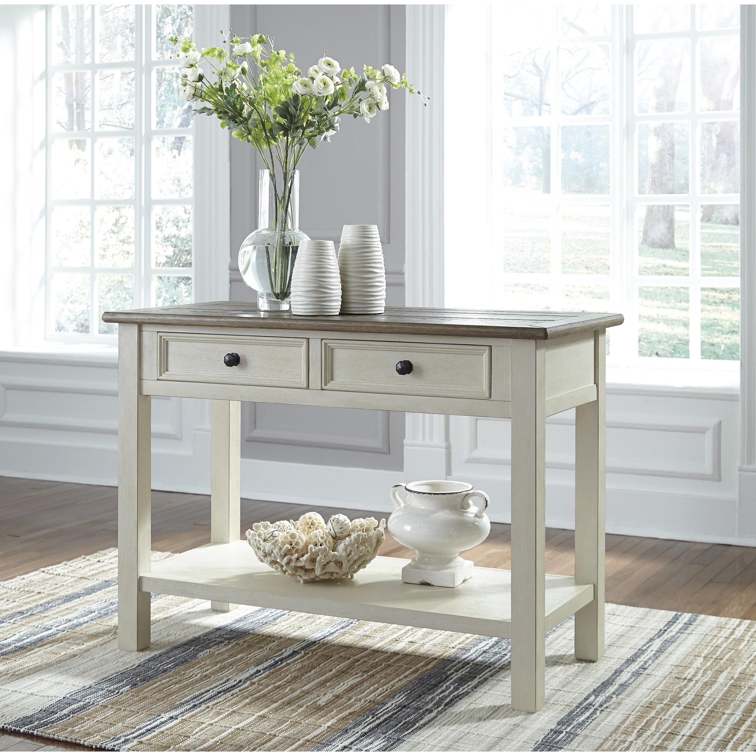 Signature Design by Ashley Bolanburg Sofa Table T637-4 - Image 2